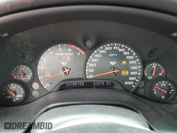 2002 Chevrolet Corvette with VIN 1G1YY22G525102572, listed as a Copart auction lot 69294494 with 82,578 mi miles and Salvage Title. Bid and sale history available at carsss.com. Image 9.