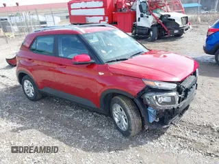2020 Hyundai Venue SEL with VIN KMHRC8A36LU015844, listed as a IAAI auction lot 41665083 with 15,390 mi miles. Bid and sale history available at carsss.com. Image 1.