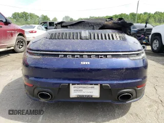 2022 Porsche 911 Carrera S with VIN WP0CB2A96NS245171, listed as a Copart auction lot 45597914 with 0 mi miles and Salvage Title. Bid and sale history available at carsss.com. Image 6.