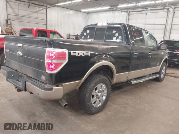2011 Ford F-150 XLT with VIN 1FTFW1ET0BKE21595, listed as a IAAI auction lot 41662481 with 225,890 mi miles and . Bid and sale history available at carsss.com. Image 4.