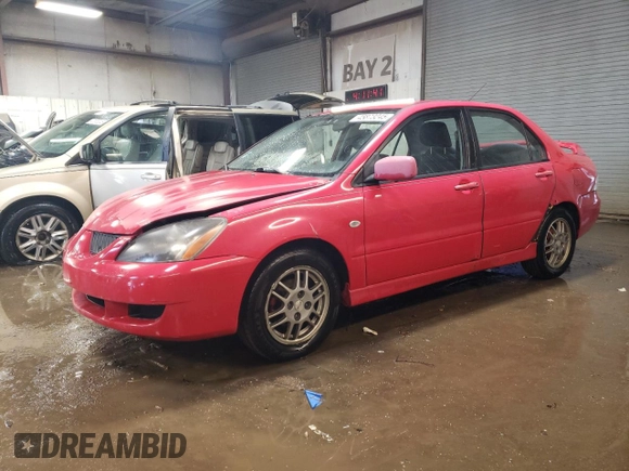 2005 Mitsubishi Lancer OZ-Rally with VIN JA3AJ86E45U026201, listed as a Copart auction lot 45873245 with 181,326 mi miles and Salvage Title. Bid and sale history available at carsss.com. Image 1.