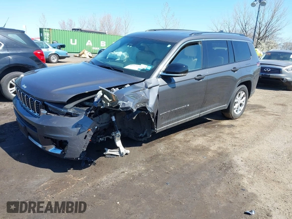 2023 Jeep Grand Cherokee Limited z VIN 1C4RJKBG5P8875998, wystawiony jako IAAI lot #41975707 z przebiegiem 12 532 mil mil oraz . Historia ofert i sprzedaży dostępna na DreamBid. Obrazek 19.