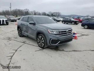 2022 Volkswagen Atlas Cross Sport 3.6L V6 SEL Premium R-Line with VIN 1V2FE2CA7NC218680, listed as a Copart auction lot 43991505 with 54,471 mi miles and Clean Title. Bid and sale history available at carsss.com. Image 11.