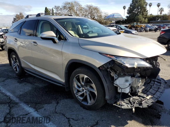 2019 Lexus RX 350L Premium with VIN JTJGZKCAXK2012648, listed as a Copart auction lot 44417555 with 27,464 mi miles and Salvage title. Bid and sale history available at DreamBid. Image 4.