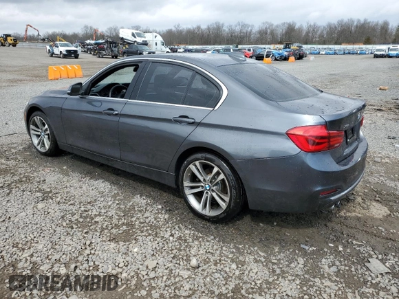 2018 BMW 3 Series 330i xDrive with VIN WBA8D9G53JNU67864, listed as a Copart auction lot 50385345 with 68,048 mi miles and Salvage title. Bid and sale history available at DreamBid. Image 2.