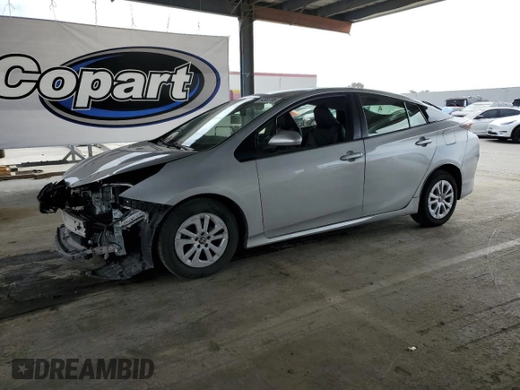2016 Toyota Prius Two with VIN JTDKBRFU1G3017142, listed as a Copart auction lot 54553785 with 129,857 mi miles and Salvage Title. Bid and sale history available at DreamBid. Image 1.