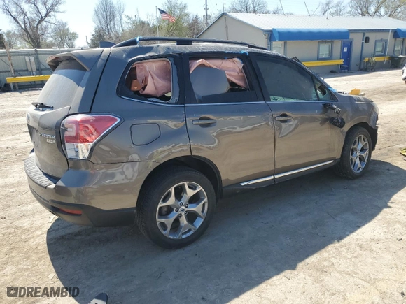 2017 Subaru Forester Touring with VIN JF2SJATC4HH428766, listed as a Copart auction lot 50824015 with 76,756 mi miles and Salvage Title. Bid and sale history available at carsss.com. Image 3.