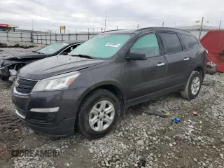 2017 Chevrolet Traverse LS z VIN 1GNKRFED5HJ321204, wystawiony jako Copart lot #44148965 z przebiegiem 90 289 mil mil oraz Szkoda całkowita • Salvage title. Historia ofert i sprzedaży dostępna na DreamBid. Obrazek 1.