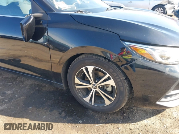 2021 Nissan Sentra SV with VIN 3N1AB8CV6MY221587, listed as a IAAI auction lot 41899533 with 55,317 mi miles and . Bid and sale history available at DreamBid. Image 21.