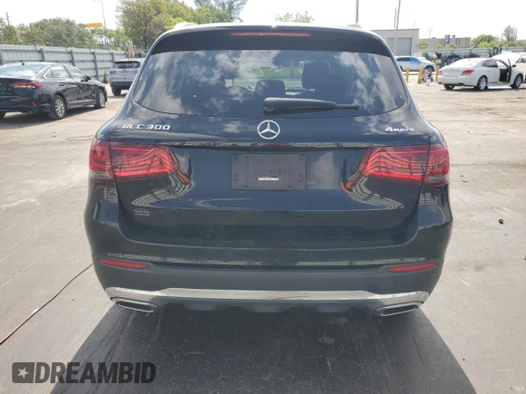 2021 Mercedes-Benz GLC 300 with VIN W1N0G8EB3MF884726, listed as a Copart auction lot 57429755 with 78,186 mi miles and Non repairable. Bid and sale history available at DreamBid. Image 6.