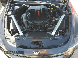 2021 Kia Stinger GT2 with VIN KNAE55LC5M6088344, listed as a Copart auction lot 74608634 with 34,174 mi miles and Non Repairable. Bid and sale history available at carsss.com. Image 11.