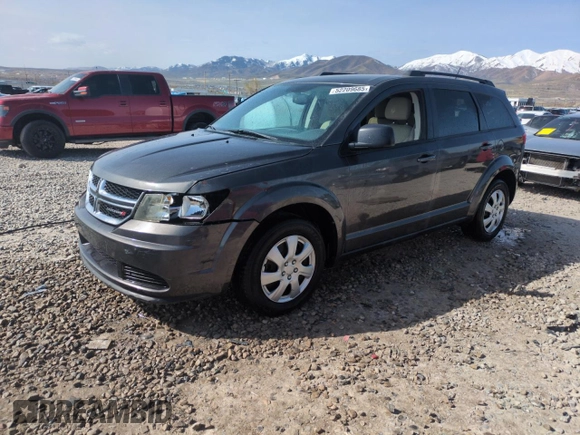 2016 Dodge Journey SE with VIN 3C4PDCAB4GT249709, listed as a Copart auction lot 52209685 with 143,923 mi miles and Salvage Title. Bid and sale history available at carsss.com. Image 1.