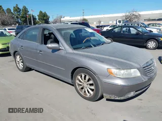 2008 Hyundai Azera Limited with VIN KMHFC46F78A289156, listed as a IAAI auction lot 41689709 with 192,480 mi miles. Bid and sale history available at carsss.com. Image 1.