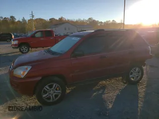 2005 Kia Sportage LX with VIN KNDJE723X57054667, listed as a Copart auction lot 77134794 with 159,748 mi miles and Salvage Title. Bid and sale history available at carsss.com. Image 1.