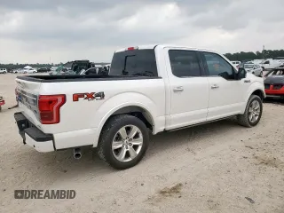 2015 Ford F-150 XL with VIN 1FTEW1CFXFFB33025, listed as a Copart auction lot 57898255 with 63,344 mi miles and Salvage title. Bid and sale history available at DreamBid. Image 3.