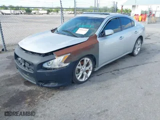 2012 Nissan Maxima 3.5 S with VIN 1N4AA5AP9CC843634, listed as a IAAI auction lot 42031123 with 1 mi miles. Bid and sale history available at carsss.com. Image 2.