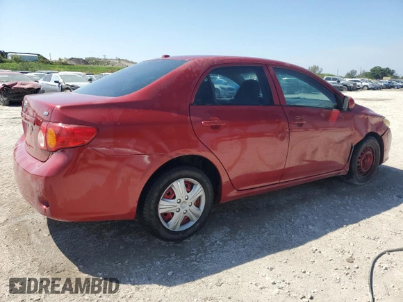 2009 Toyota Corolla with VIN 1NXBU40EX9Z009936, listed as a Copart auction lot 47135755 with 191,867 mi miles and Salvage Title. Bid and sale history available at carsss.com. Image 3.