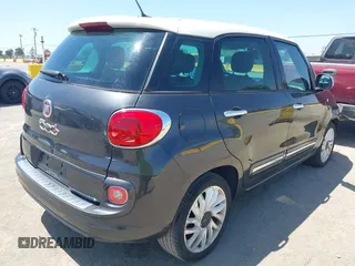 2014 FIAT 500L Lounge z VIN ZFBCFACH9EZ005710, wystawiony jako IAAI lot #42508508 z przebiegiem 96 652 mil mil oraz . Historia ofert i sprzedaży dostępna na DreamBid. Obrazek 4.