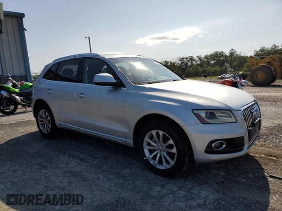 2014 Audi Q5 Premium Plus with VIN WA1LFAFP8EA008350, listed as a Copart auction lot 60706995 with 80,916 mi miles and Salvage title. Bid and sale history available at DreamBid. Image 4.