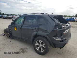 2014 Jeep Cherokee Trailhawk with VIN 1C4PJMBB2EW173458, listed as a Copart auction lot 56146355 with Not provided miles and Salvage title. Bid and sale history available at DreamBid. Image 2.