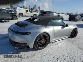 2023 Porsche 911 Carrera S with VIN WP0CB2A95PS248159, listed as a Copart auction lot 45009365 with 6,976 mi miles and Salvage Title. Bid and sale history available at carsss.com. Image 3.