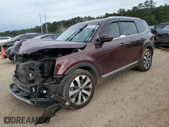 2020 Kia Telluride EX with VIN 5XYP34HC2LG065510, listed as a Copart auction lot 57177175 with 134,675 mi miles and Salvage title. Bid and sale history available at DreamBid. Image 1.