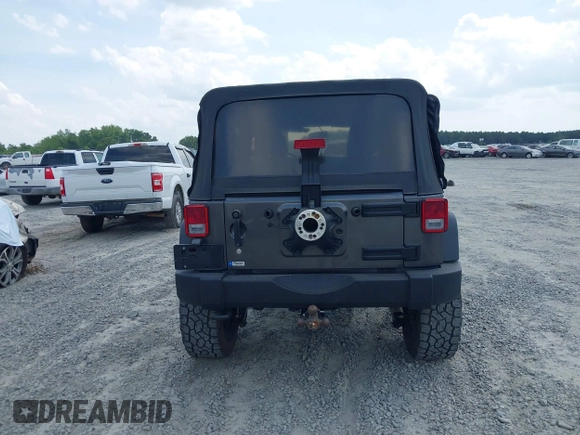2018 Jeep Wrangler Unlimited Sport with VIN 1C4BJWDG4JL814233, listed as a IAAI auction lot 42112347 with 104,113 mi miles and . Bid and sale history available at DreamBid. Image 16.
