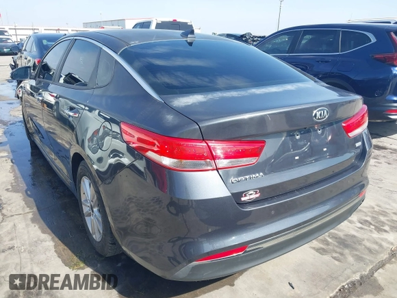2016 Kia Optima LX Turbo with VIN 5XXGT4L12GG030448, listed as a IAAI auction lot 41744309 with 110,375 mi miles. Bid and sale history available at carsss.com. Image 3.