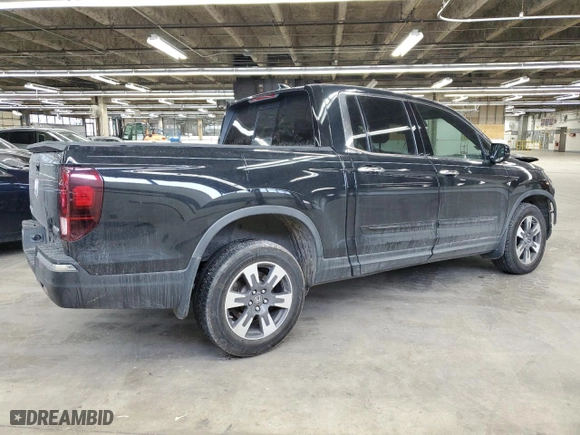 2017 Honda Ridgeline RTL-E with VIN 5FPYK3F7XHB012809, listed as a Copart auction lot 46440195 with 144,274 mi miles and Salvage Title. Bid and sale history available at carsss.com. Image 3.
