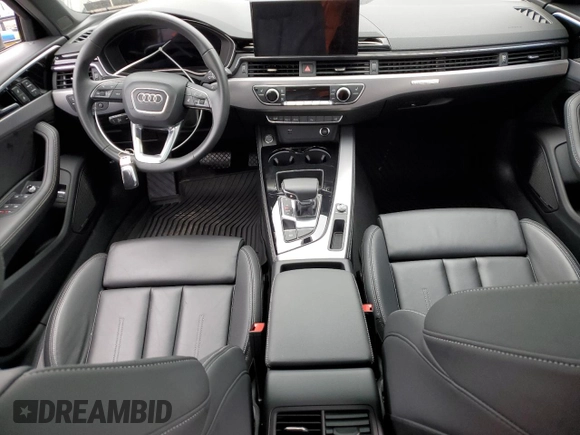 2023 Audi A4 S line Premium Plus with VIN WAUEAAF40PA012816, listed as a Copart auction lot 51128865 with 16,875 mi miles and Salvage Title. Bid and sale history available at DreamBid. Image 8.