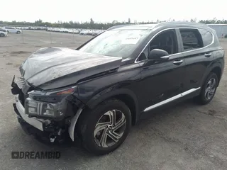 2022 Hyundai Santa Fe SEL with VIN 5NMS34AJ5NH464293, listed as a IAAI auction lot 35855493 with 5,802 mi miles and . Bid and sale history available at DreamBid. Image 2.