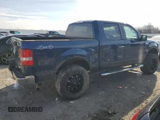 2008 Ford F-150 XL with VIN 1FTRW14W28FB58584, listed as a Copart auction lot 46130185 with 206,861 mi miles and Salvage Title. Bid and sale history available at carsss.com. Image 3.