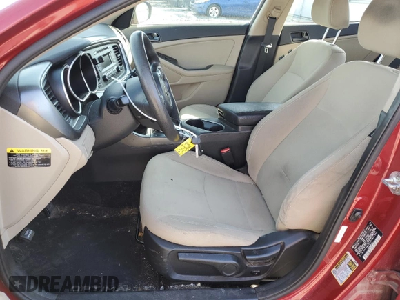 2015 Kia Optima LX with VIN 5XXGM4A70FG487309, listed as a Copart auction lot 50470835 with 96,517 mi miles and Salvage Title. Bid and sale history available at DreamBid. Image 7.