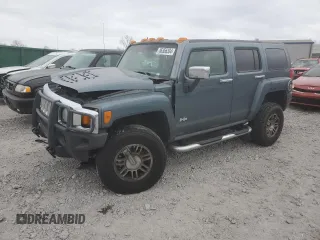2006 Hummer H3 with VIN 5GTDN136068277226, listed as a Copart auction lot 86356334 with 142,181 mi miles and Salvage Title. Bid and sale history available at DreamBid. Image 1.