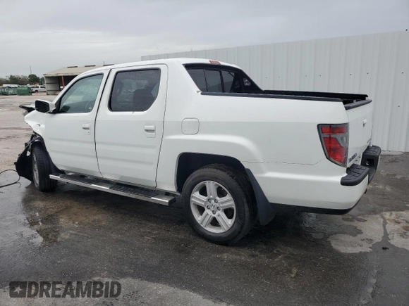 2014 Honda Ridgeline RTL with VIN 5FPYK1F57EB009851, listed as a Copart auction lot 62319504 with 55,718 mi miles and Clean Title. Bid and sale history available at carsss.com. Image 2.