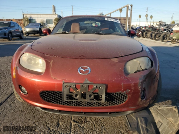 2006 Mazda MX-5 Miata Grand Touring with VIN JM1NC25F660109478, listed as a Copart auction lot 89081305 with NaN miles and Salvage Title. Bid and sale history available at carsss.com. Image 5.