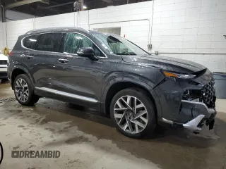 2023 Hyundai Santa Fe Calligraphy with VIN 5NMS5DAL6PH511782, listed as a Copart auction lot 58000945 with 31,566 mi miles and Salvage title. Bid and sale history available at DreamBid. Image 4.