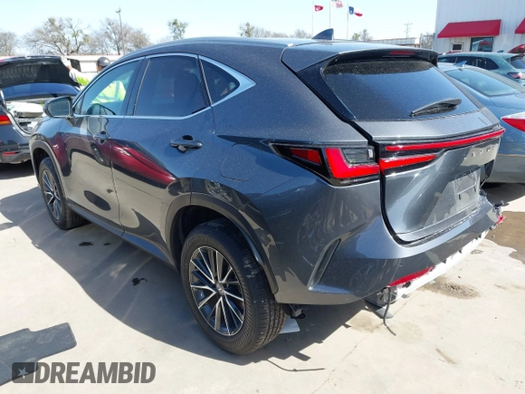 2024 Lexus NX with VIN 2T2GDCAZ1RC008317, listed as a IAAI auction lot 41712862 with 27,041 mi miles. Bid and sale history available at carsss.com. Image 3.