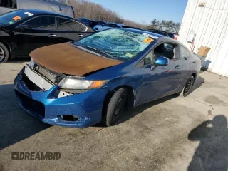 2012 Honda Civic Cpe LX with VIN 2HGFG3B57CH547090, listed as a Copart auction lot 45336665 with 218,434 mi miles and Clean Title. Bid and sale history available at carsss.com. Image 1.