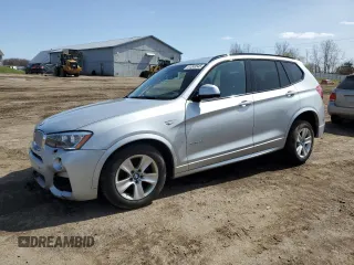 2015 BMW X3 xDrive28i with VIN 5UXWX9C5XF0D47315, listed as a Copart auction lot 51243545 with 82,999 mi miles and Clean Title. Bid and sale history available at carsss.com. Image 1.