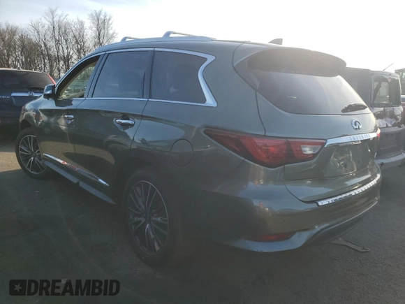2017 Infiniti QX60 with VIN 5N1DL0MM6HC513197, listed as a Copart auction lot 48238615 with 101,015 mi miles and Salvage Title. Bid and sale history available at DreamBid. Image 2.