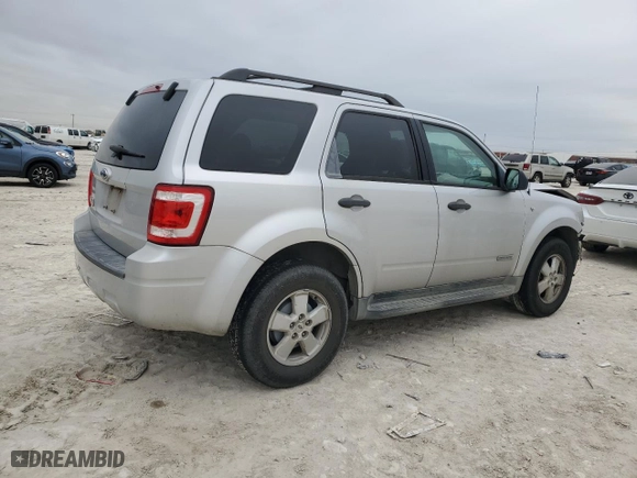 2008 Ford Escape XLT with VIN 1FMCU03198KA57430, listed as a Copart auction lot 46509905 with 149,020 mi miles and Salvage Title. Bid and sale history available at carsss.com. Image 3.
