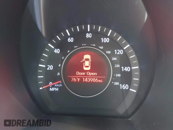 2013 Kia Optima LX with VIN 5XXGM4A70DG249828, listed as a IAAI auction lot 42074167 with 143,986 mi miles. Bid and sale history available at carsss.com. Image 7.