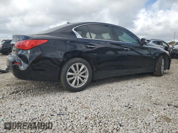2017 Infiniti Q50 2.0t Sport with VIN JN1CV7AR2HM680043, listed as a Copart auction lot 85490104 with 115,485 mi miles and Clean Title. Bid and sale history available at carsss.com. Image 3.