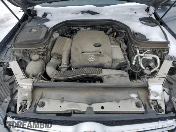 2019 Mercedes-Benz GLC with VIN WDC0G4KB6KV127062, listed as a Copart auction lot 45377955 with 114,803 mi miles and Clean Title. Bid and sale history available at carsss.com. Image 12.