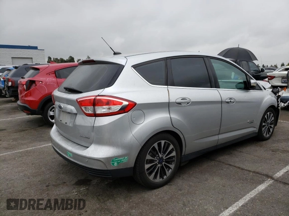 2017 Ford C-Max Energi Titanium with VIN 1FADP5FU3HL102770, listed as a Copart auction lot 56334723 with 77,388 mi miles. Bid and sale history available at carsss.com. Image 3.