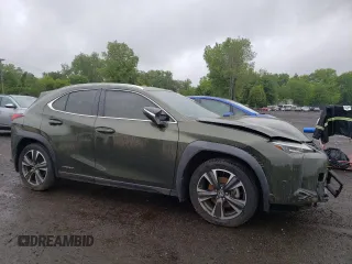 2019 Lexus UX 250h with VIN JTHU9JBH4K2000752, listed as a Copart auction lot 58760355 with 40,969 mi miles and Salvage title. Bid and sale history available at DreamBid. Image 4.