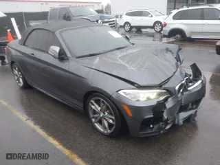 2015 BMW 2 Series M235i with VIN WBA1M1C50FV393092, listed as a IAAI auction lot 41507537 with 79,321 mi miles. Bid and sale history available at carsss.com. Image 1.