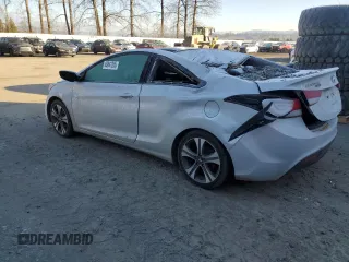 2014 Hyundai Elantra Coupe with VIN KMHDH6AH4EU024282, listed as a Copart auction lot 88841205 with 0 mi miles and Salvage Title. Bid and sale history available at carsss.com. Image 2.