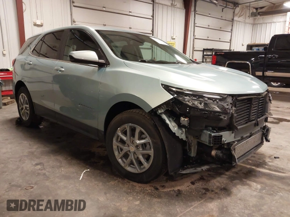 2022 Chevrolet Equinox LT with VIN 2GNAXKEV6N6112484, listed as a IAAI auction lot 41792583 with 104,910 mi miles and . Bid and sale history available at DreamBid. Image 1.